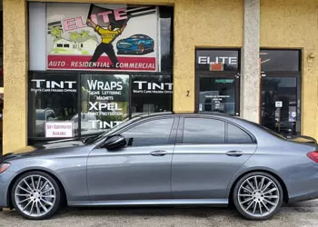 car with tinted windows