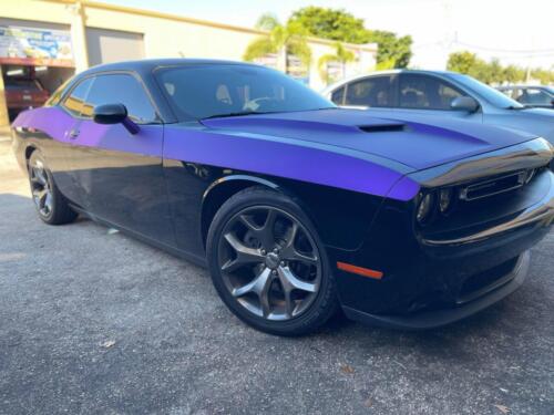 dodge challenger purple wrap
